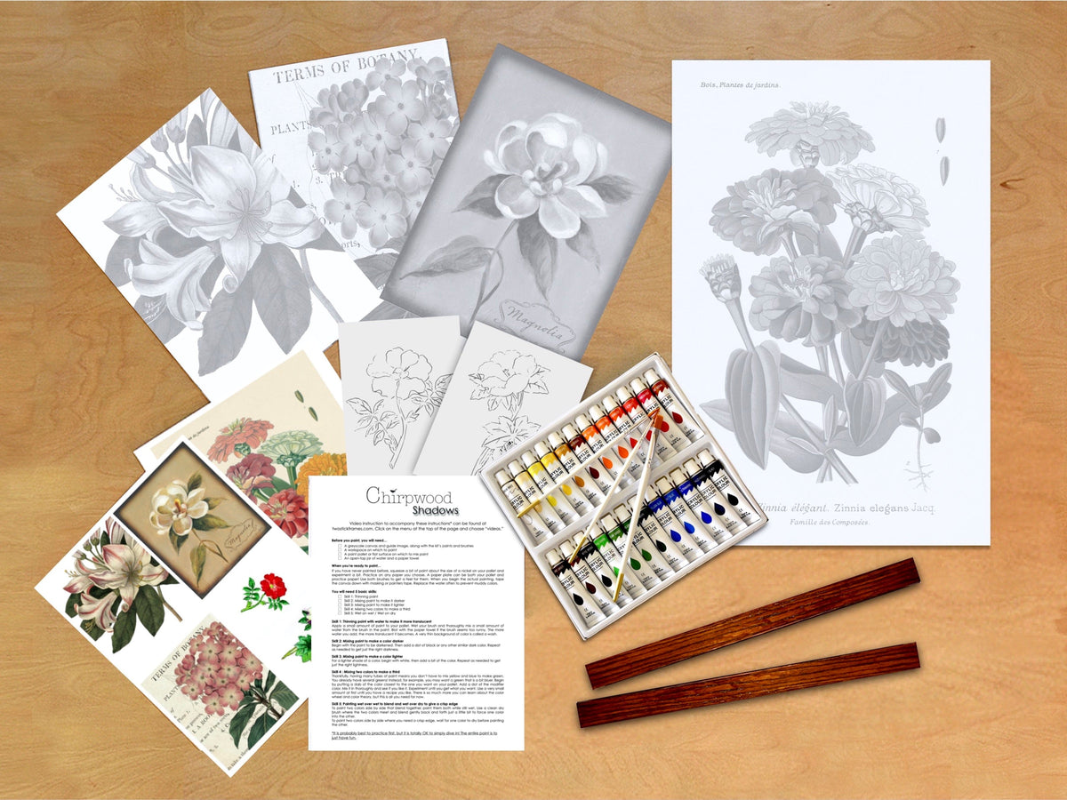 Chirpwood Shadows Masterpiece Art Kit: Jeanette's Bouquet