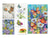 Chirpwood Shadows Multi-Canvas Art Kit: Butterflies Paint Kit Paint by Shadows Paint by Numbers Alternative