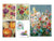 Chirpwood Shadows Multi-Canvas Art Kit: Flowers 2 Paint Kit Paint by Shadows Paint by Numbers Alternative